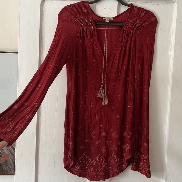 LUCKY BRAND BOHEMIAN TUNIC DRESS - Picture 3 of 7